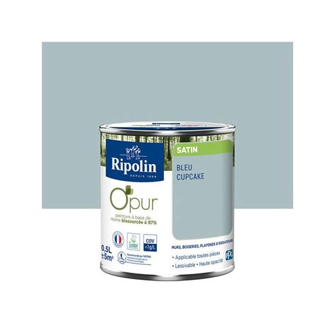 Peinture Murs Boiseries Bleu Cupcake Satin L