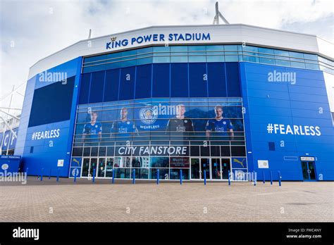 Leicester City Football Club King power stadium Stock Photo - Alamy