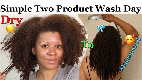 Simple Lazy Wash Day 💦 Routine For Healthy Hair 🥰 Natural Hair Wash Day Moisture Youtube