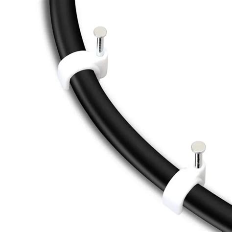 GESTION SIMPLE ET Efficace Des Cables 400 Pi Ces Clips De Cable Ronds