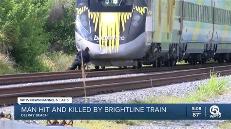 Brightline Train Hits Kills Man In Delray Beach