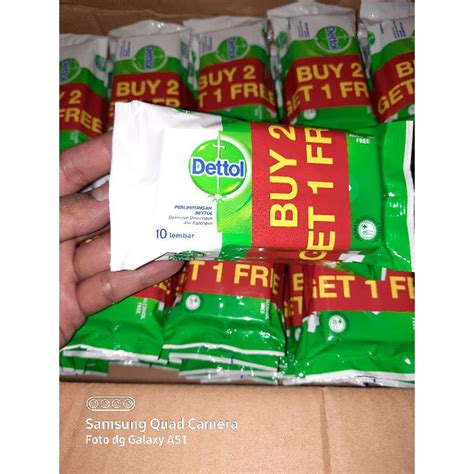 Jual Dettol Wet Wipes S Pcs Tissu Basah Anti Bakteri