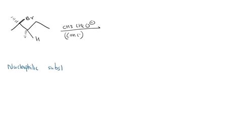 Solved Draw The Major Organic Substitution Product Or Products For R