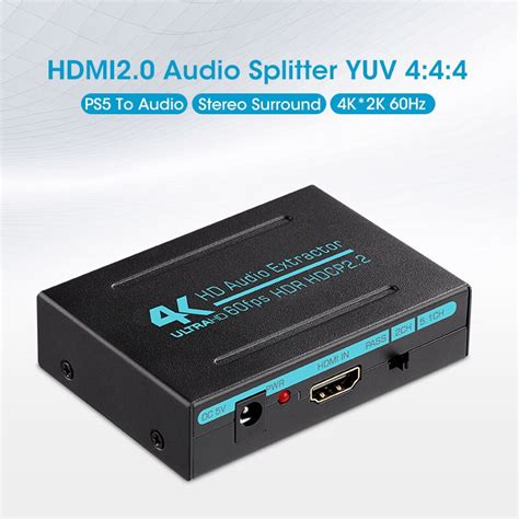 K Hdmi Naar Hdmi Audio Extractor Stereo Extractor Vicedeal