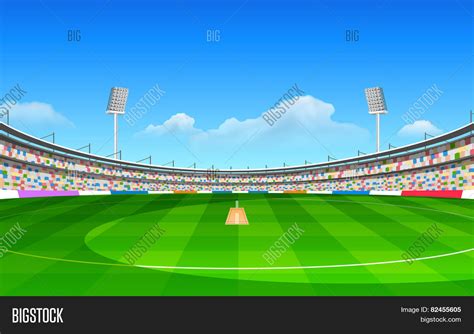 Illustration Stadium Vector Photo Free Trial Bigstock