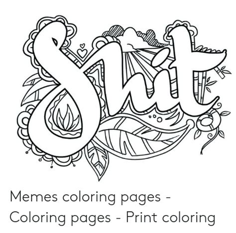 Coloring Book Meme Coloring Pages