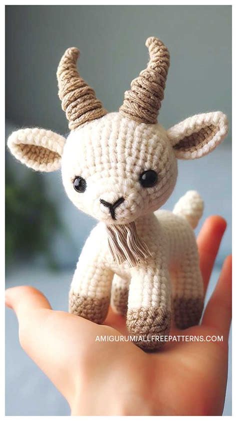 Amigurumi Goat Free Crochet Pattern Free Crochet Patterns Chunky