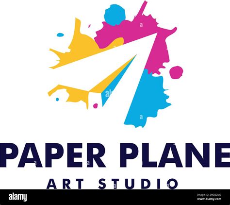 Modern Colorful Design Paper Plane Logo Design Stock Vector Image And Art