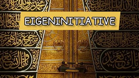 Eigeninitiative Sheikh Neil Bin Radhan Youtube