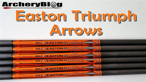 Easton Triumph Carbon Arrows Youtube