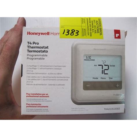 HONEYWELL T4 PRO THERMOSTAT