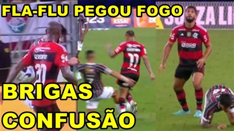 Fla Flu Pegou Fogo Pol Micas Confus O Futebol Hoje Youtube