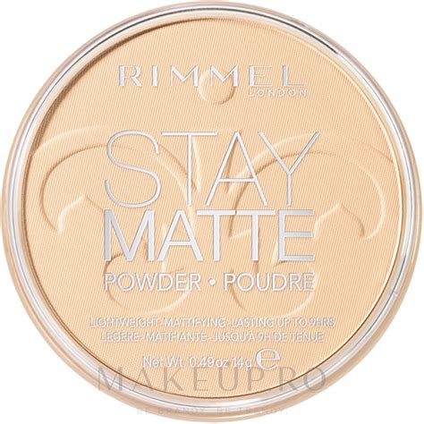 Rimmel Stay Matte Long Lasting Powder Pudră mată pentru față Makeup ro