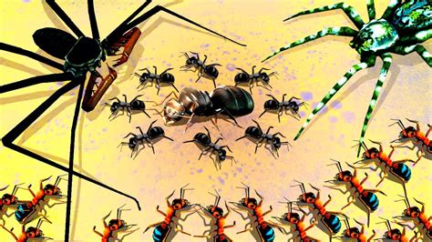 New Update Has Our Ant Army Surrounded By Giant Spiders In Empires Of