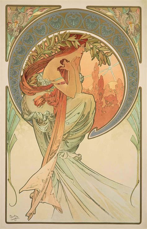 Alphonse Mucha The Arts Poetry R Museum