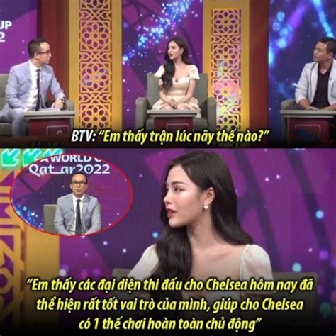 Lương Thùy Linh được khen ngợi khi thay hot girl bình luận World Cup Sao việt Việt Giải Trí