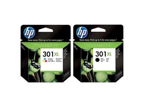 HP 301XL + 301 XL Pack cartouche de 4 couleurs pour imprimante jet d ...