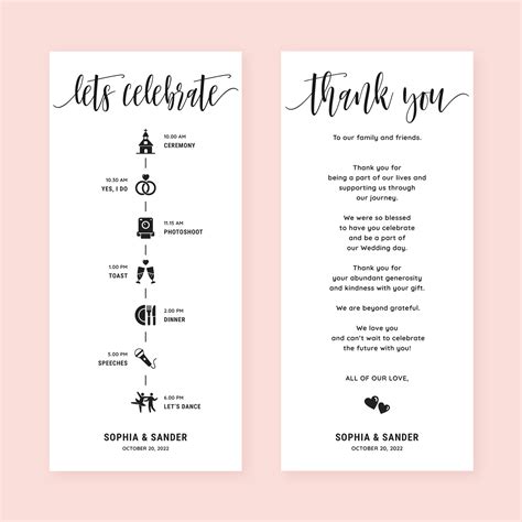 Wedding Timeline Vertical Vector Template 692255 Vector Art At Vecteezy