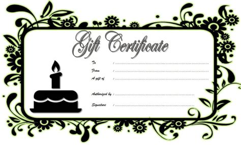 Happy Birthday Gift Voucher Printable Free 2 | Two Package Template