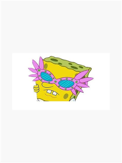 Spongebob Sticker Sticker For Sale By Kenziesstickers Redbubble