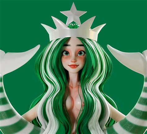 Starbucks Logo Finished Projects Blender Artists Community