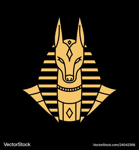 Anubis logo Royalty Free Vector Image - VectorStock