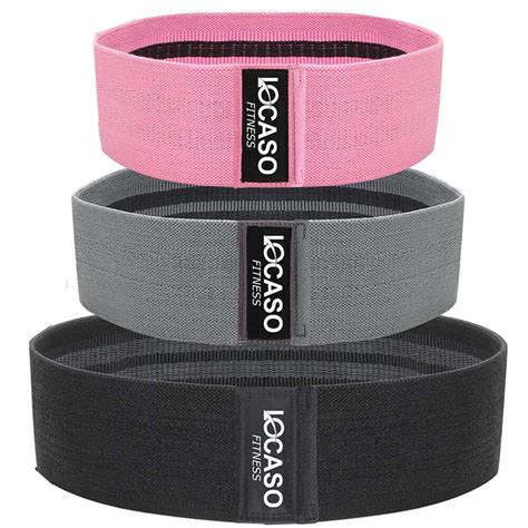 Set Of Colours Light Moderate Heavy Resistance Band Non Slip Heavy