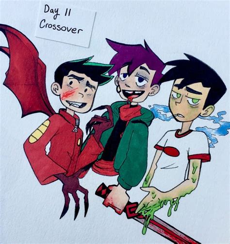 Pin On Incognito Trio American Dragon Cartoon Crossovers Danny