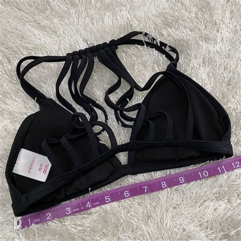 Xhilaration Swim Xhilaration Black Swimsuit Strappy Triangle Bikini