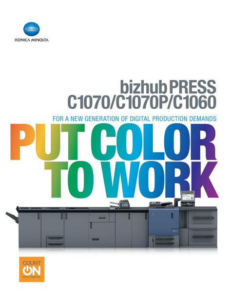 PDF Bizhub Press C1070 C1060 Brochure DOKUMEN TIPS