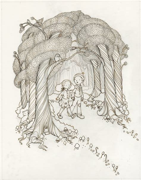 Hansel And Gretel Drawing at GetDrawings | Free download