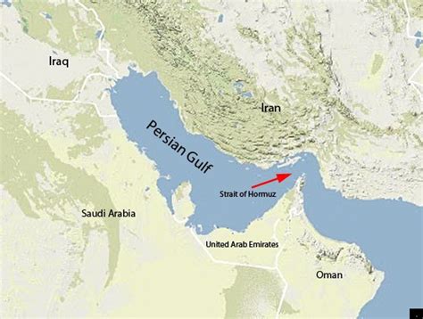 Strait of Hormuz map image