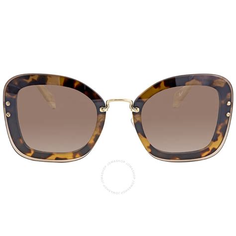 Miu Miu Square Sunglasses Mu 02ts 7s04p0 65 Miu Miu Sunglasses Jomashop