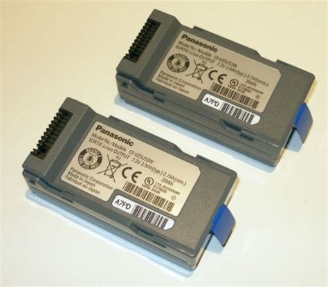 Lot Of 2 Genuine Panasonic CF VZSU53W Toughbook CF U1 H1 H2 Battery