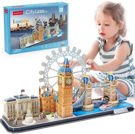 Amazon CubicFun 3D Puzzles For Adults London Cityline Puzzles For