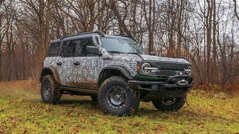 2022 Ford Bronco Everglades Teaser Pics Reveal New Wheels Snorkel