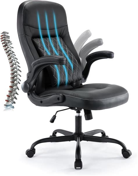 Ergonomic Executive Office Chair with Airbag Lumbar Support,Comfortable ...