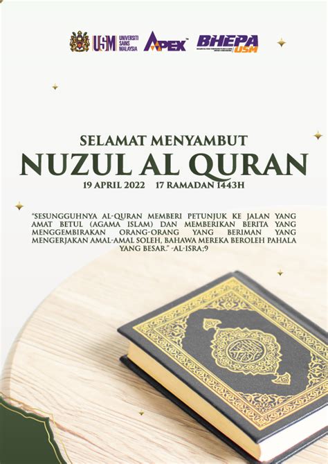 Selamat Menyambut Nuzul Al Quran