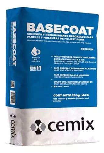 Basecoat Gris Cemix 20 Kg Envío gratis