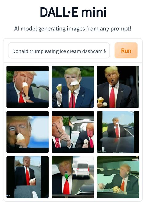 Donald Trump face ice cream bar : r/weirddalle