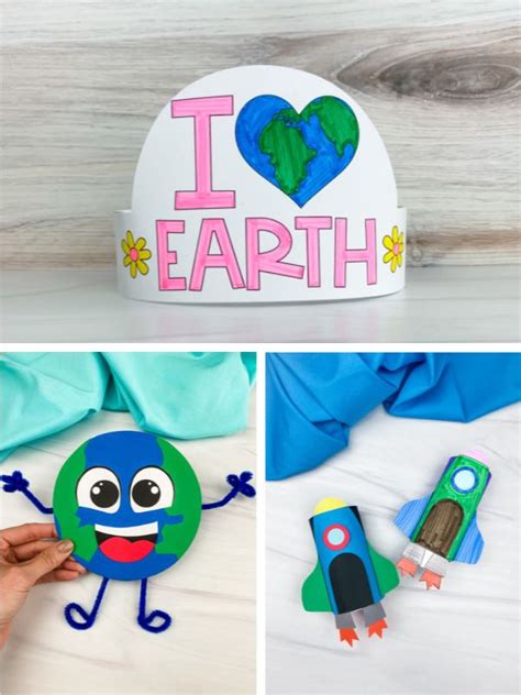 Handprint Earth Craft For Earth Day Free Template Earth Day Crafts