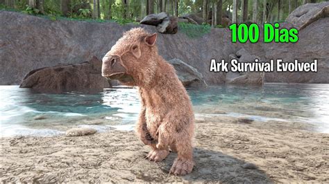 SOBREVIVIENDO 100 DIAS En ARK Survival Evolved Crianza Y Tameos 5