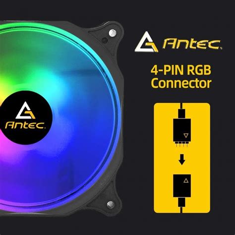 Antec 120mm Case Fan RGB Case Fan PC Fan 4 Pin RGB F12 Series F12