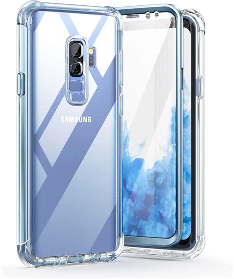 SURITCH Funda Transparente Para Galaxy S9 Plus Protector De Pantalla