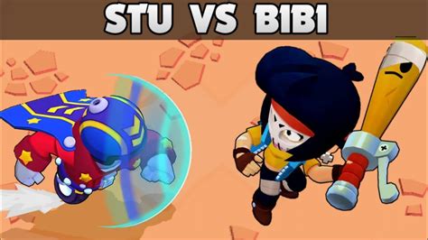 Stu Vs Bibi L 1 Vs 1 L 14 Tests L Trophy Road Brawler Vs Epic Brawler L