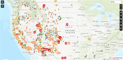 Map Of Usa Wildfires – Topographic Map of Usa with States