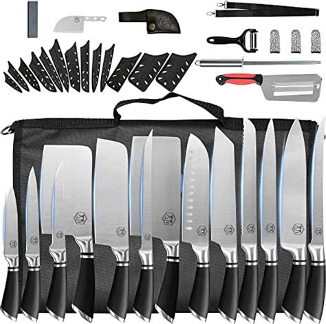 XYJ Authentic Since 1986 Professional Knife Sets For Master Chefs Chef