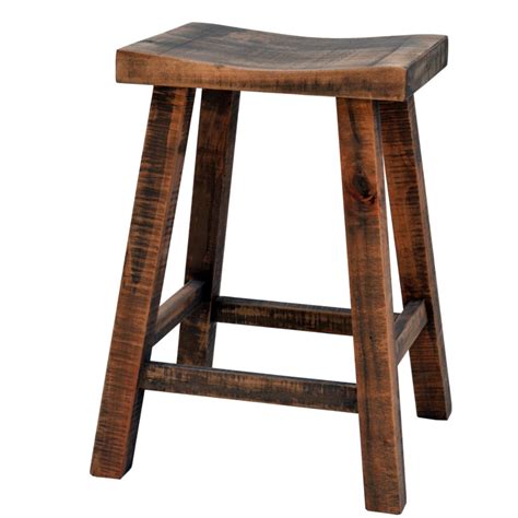 Muskoka Saddle Stool - Home Envy Furnishings: Solid Wood Furniture Store