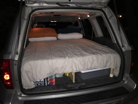 Honda Pilot Camper Boot Size And Camping Conversion Ideas Nimble Camper