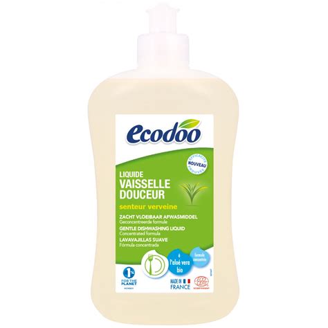 Liquide vaisselle douceur écologique bio senteur verveine et à l aloe